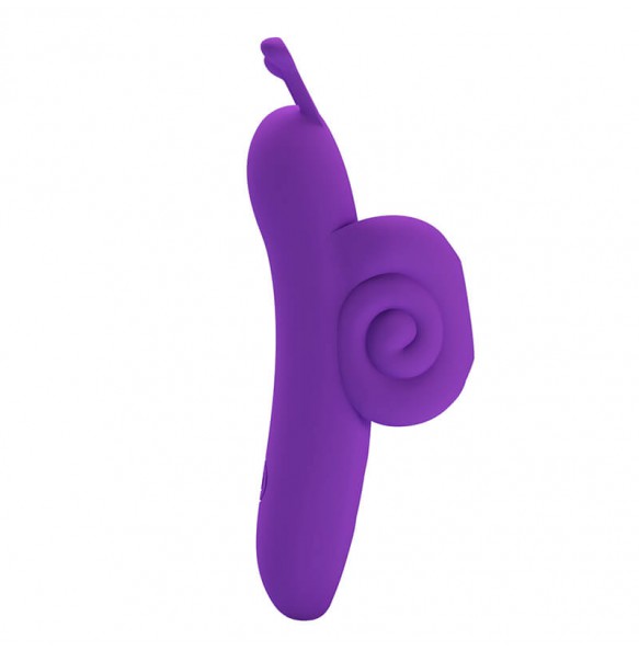 PRETTY LOVE - Snail Finger Vibrator (Chargeable - Purple)